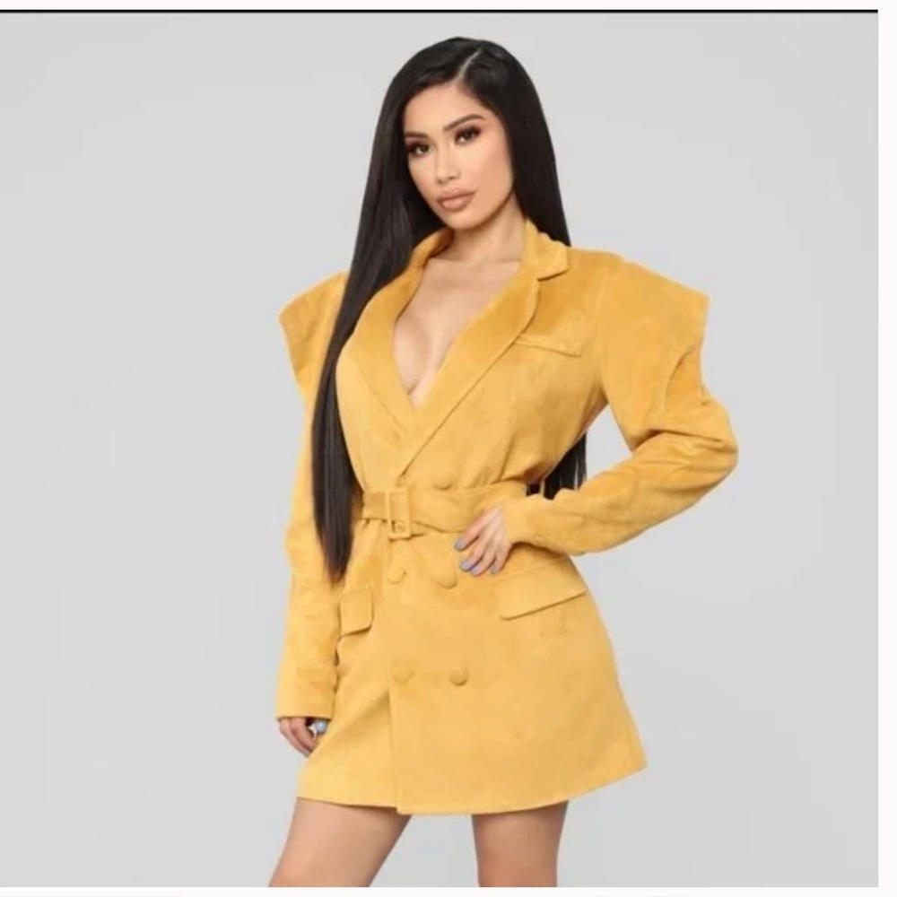 NWT Fashion Nova Bold Statement Blazer Mini Dress